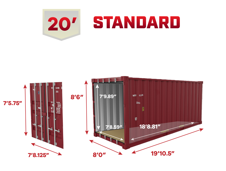 20ft shipping container